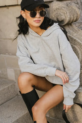 Anahi Hoodie in Grey - FINAL SALE