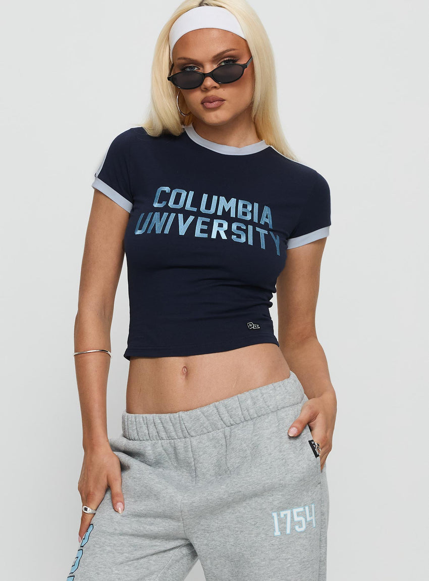 Columbia Goalie Baby Tee Navy