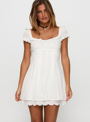 Want Your Love Romper White