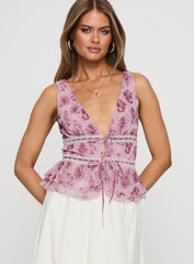 Nikolise Top Purple