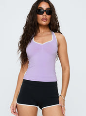 Say It First Halter Top Lilac