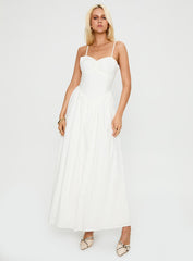 Ceremonious Maxi Dress White