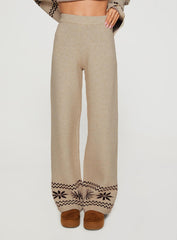 Anok Star Pants Brown / Cream