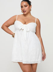 Granno Mini Dress White Curve