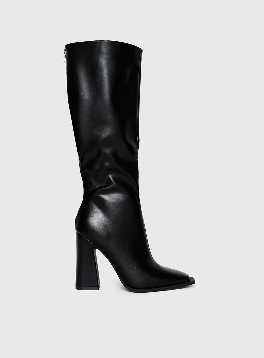 Keeley Boots Matte Black
