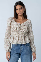 Karrie Floral Blouse - FINAL SALE