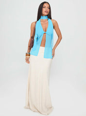 Scarface Tie Top Blue