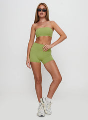 End Goal Active Bandeau Top Green