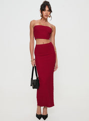 Martha Set Burgundy