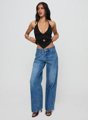 Averee Halter Top Black