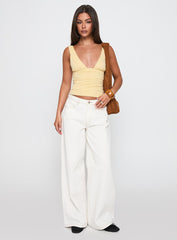 Sublime Ruched Top Yellow