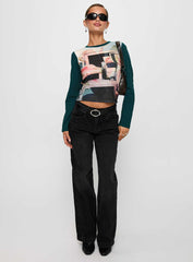 Sonique Long Sleeve Top Multi