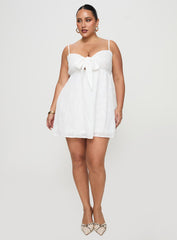 Granno Mini Dress White Curve