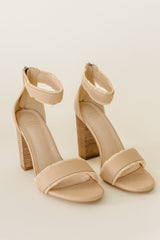 Kenzie Heels In Nude - Final Sale