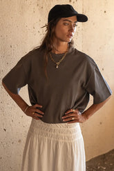 Talia Top in Charcoal - FINAL SALE