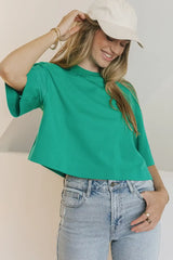 Talia Top in Green - FINAL SALE