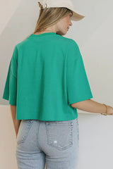 Talia Top In Green - Final Sale