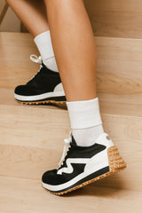 Steve Madden Campo Sneakers In Black - Final Sale