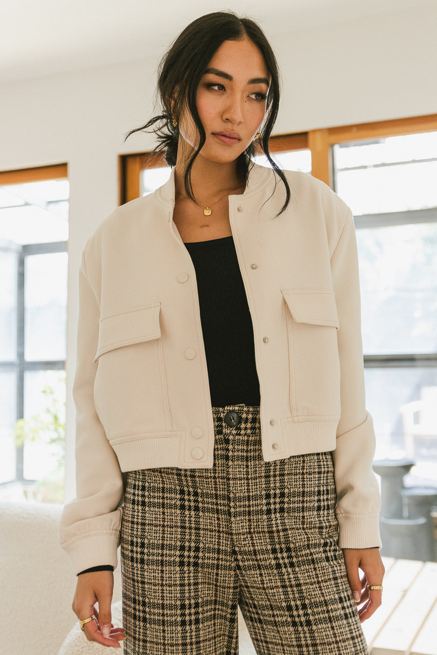 Jocelyn Jacket in Cream - FINAL SALE