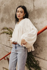 Bailey Textured Blouse - Final Sale