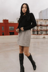 Pearl Embellished Sweater In Black - Final Sale