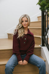 Diana Collared Sweater - Final Sale