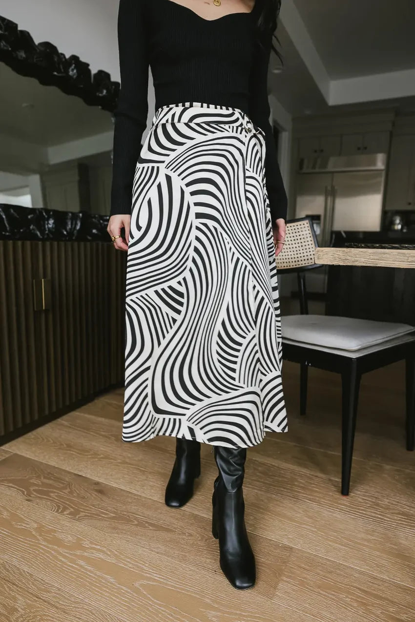 Lydia Abstract Skirt - FINAL SALE