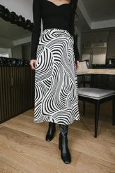 Lydia Abstract Skirt - FINAL SALE