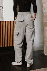 Joanna Cargo Sweatpants In Grey - Final Sale