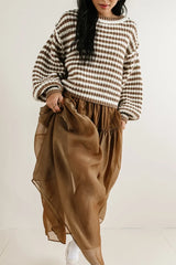 Terrin Tulle Skirt In Olive - Final Sale
