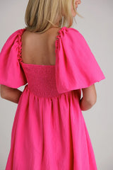 Ryann Mini Dress In Pink - Final Sale