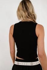 Elsie Tank In Black - Final Sale