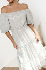 Samira Ditsy Floral Midi Dress - FINAL SALE