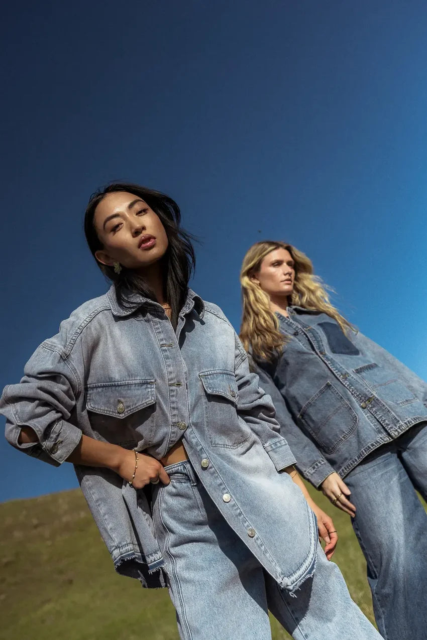 Out And About Denim Jacket - FINAL SALE