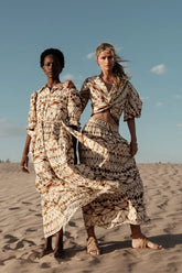 Tamara Abstract Midi Dress - FINAL SALE