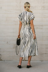 Winona Abstract Midi Dress - Final Sale