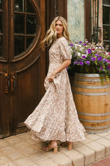 Oaklee Foliate Maxi Dress - Final Sale