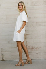 Yara Puff Sleeve Mini Dress - Final Sale