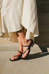 Steve Madden Jessa Leather in Black - FINAL SALE