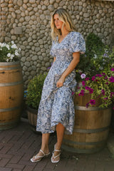 Kaylani Floral Midi Dress - Final Sale