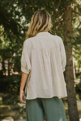 Malia Striped Button Up - Final Sale
