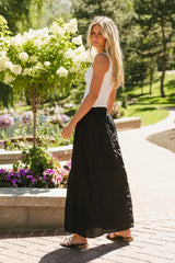 Eliza Textured Maxi Skirt - Final Sale