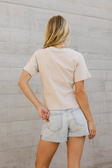 Kiera Gathered Tee - Final Sale