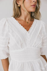 Nika Lace Ruffle Blouse - Final Sale
