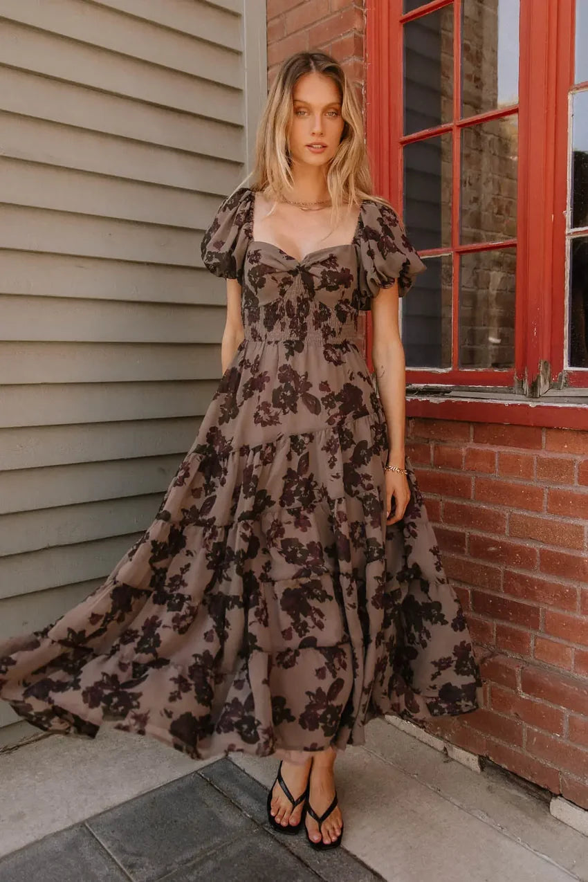 Robbie Floral Midi Dress - FINAL SALE