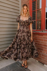 Robbie Floral Midi Dress - FINAL SALE