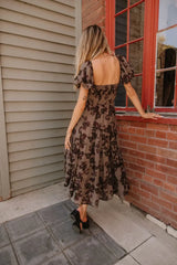 Robbie Floral Midi Dress - Final Sale