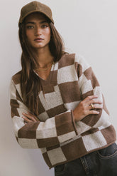 Tucker Checkered Sweater - FINAL SALE