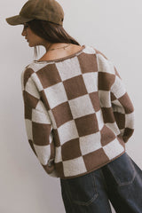 Tucker Checkered Sweater - Final Sale