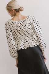 The Velveteen Bow Blouse - Final Sale